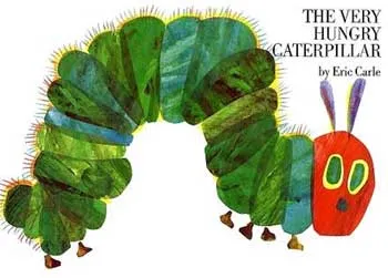 The cover of Eric Carle’s “The Very Hungry Caterpillar”